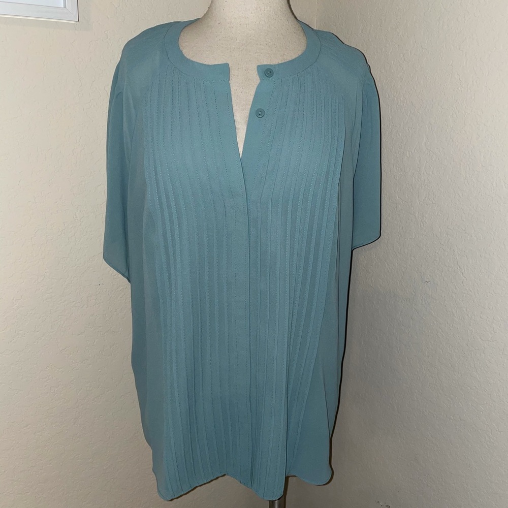NEW TEAL BLOUSE